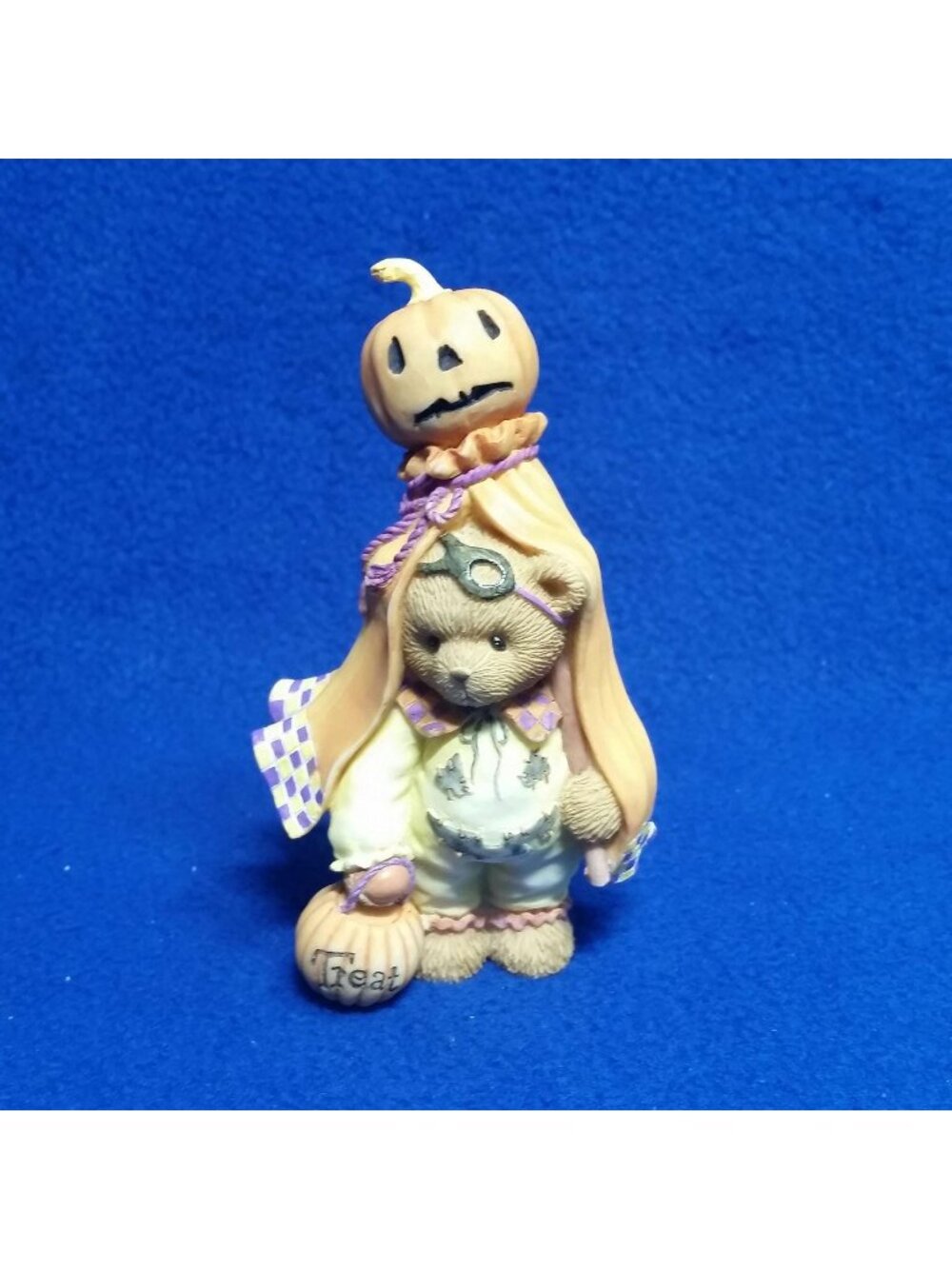 Cherished Teddies Mattison Happy Haunting Pumpkin Head Figurine 4008163 No Box
